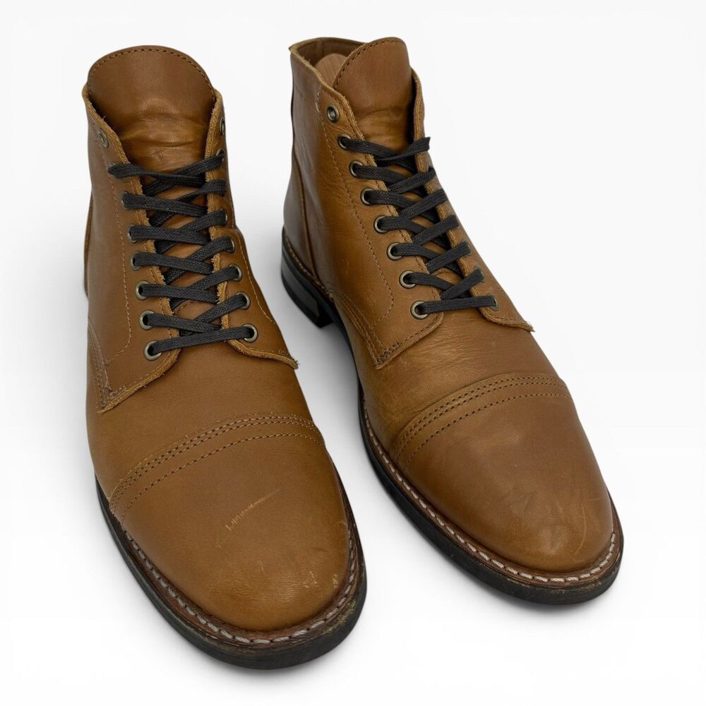 Thursday Captain Boots Leather, Men’s 10D Light Brown